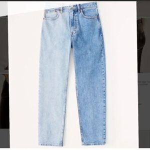 Abercrombie | The Mom High Rise Denim Two Toned